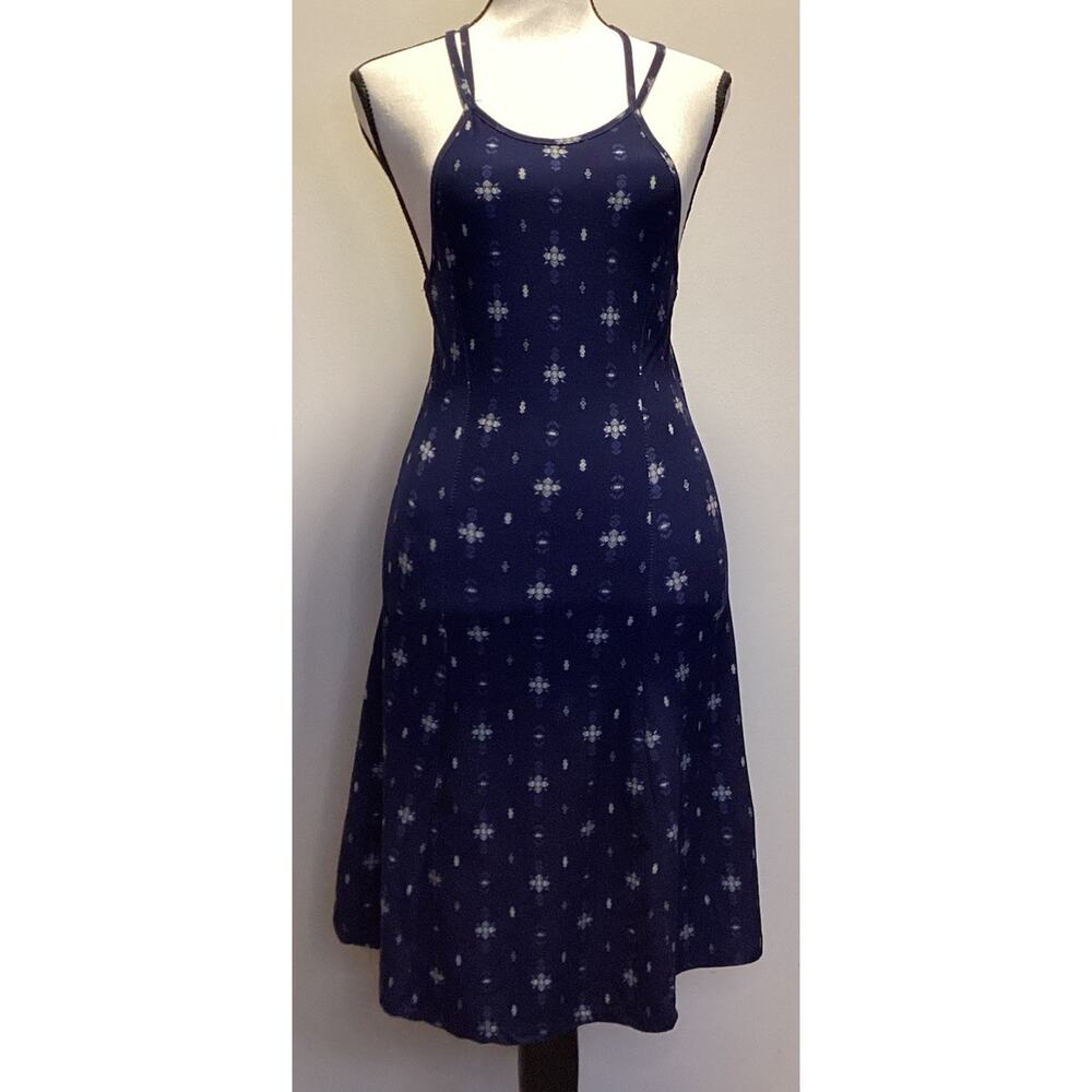 Mudd Halter Soft Jersey Blue Dress, 38" long, Size X-Small